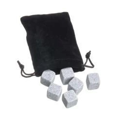 12 Kühlsteine Mit Samtbeutel ON THE ROCKS In Grau -Butlers butlers 12 kuhlsteine mit samtbeutel on the rocks in grau 2