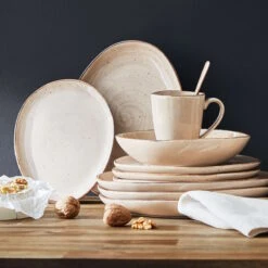 4x Schale 390ml FINCA In Beige -Butlers butlers 4x schale 390ml finca in beige 1