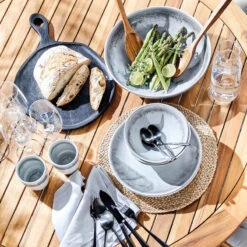 4x Schale 640ml ATLANTIS In Grau -Butlers butlers 4x schale 640ml atlantis in grau 8