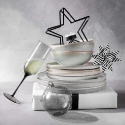 4x Schale Ø17cm HENLEY In Grau -Butlers butlers 4x schale o17cm henley in grau 13