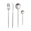 Besteck-Set 4-tlg. Matt STILETTO In Silber -Butlers butlers besteck set 4 tlg matt stiletto in silber