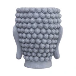 Blumentopf Höhe 42cm BUDDHA In Grau -Butlers butlers blumentopf hohe 42cm buddha in grau 4