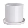 Blumentopf Mit Teller Ø16cm PLANT PLACE In Weiß 2 Blumentopf Mit Teller Ø16cm PLANT PLACE In Weiß -Butlers butlers blumentopf mit teller o16cm plant place in weiss
