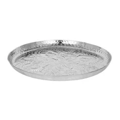 Deko-Teller Floral Ø37cm ORIENTAL LOUNGE In Silber -Butlers butlers deko teller floral o37cm oriental lounge in silber 1