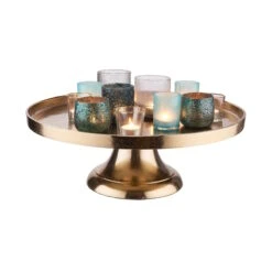 Deko-Teller Mit Fuß Ø50cm BANQUET In Gold 13 Deko-Teller Mit Fuß Ø50cm BANQUET In Gold -Butlers butlers deko teller mit fuss o50cm banquet in gold 5