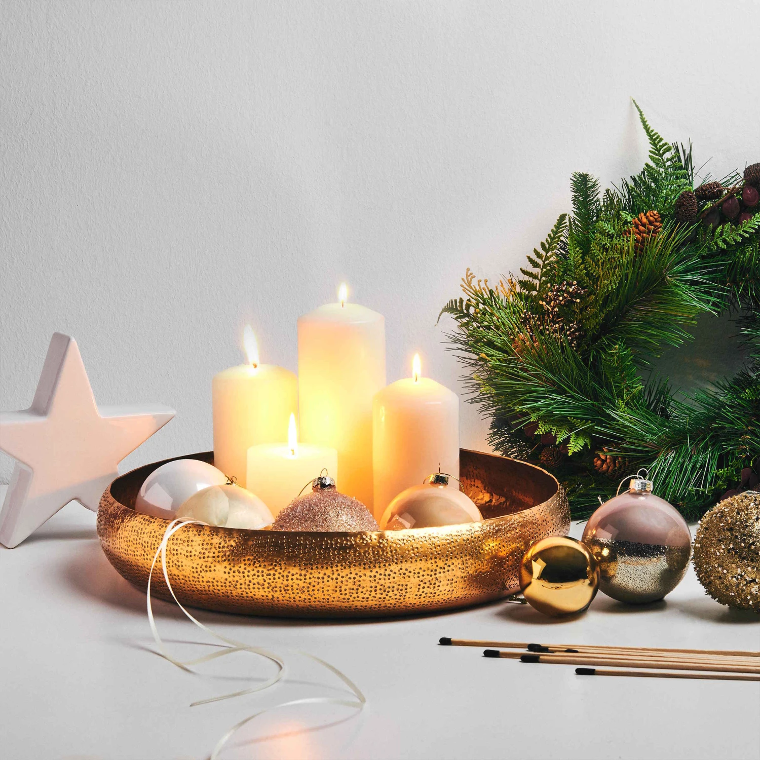 Dekoteller Gehämmert Ø36cm ORIENTAL LOUNGE In Gold 5 Dekoteller Gehämmert Ø36cm ORIENTAL LOUNGE In Gold – Bild 3