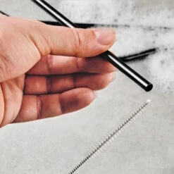 Edelstahltrinkhalme Mit Bürste MANHATTAN LOUNGE In Schwarz -Butlers butlers edelstahltrinkhalme mit burste manhattan lounge in schwarz 2