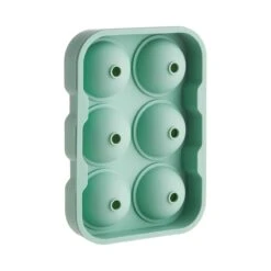 Eiswürfelform XXL 6 Eisbälle COOL DOWN In Salbei -Butlers butlers eiswurfelform xxl 6 eisballe cool down in salbei 1