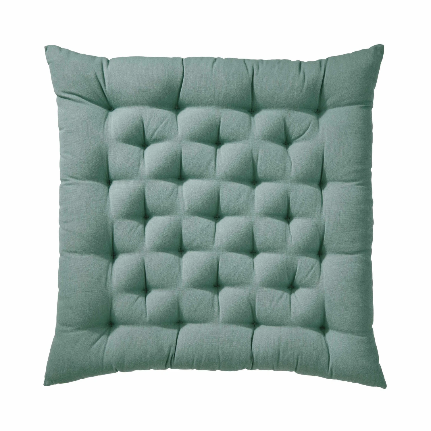 Futonkissen L 42 X B 42cm SOLID In Salbei 3 Futonkissen L 42 X B 42cm SOLID In Salbei