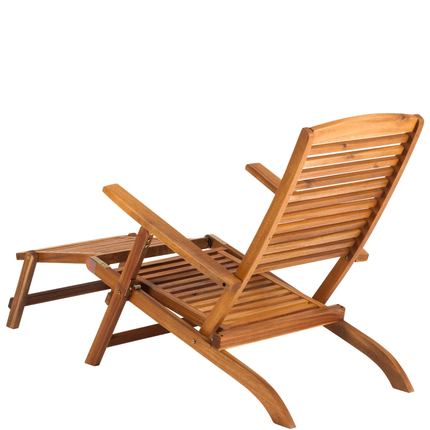 Gartenliege Mit Fußteil WEEKENDER In Braun 6 Gartenliege Mit Fußteil WEEKENDER In Braun – Bild 4