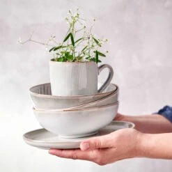 Geschirr-Set 12-tlg. HENLEY In Grau 18 Geschirr-Set 12-tlg. HENLEY In Grau -Butlers butlers geschirr set 12 tlg henley in grau 1