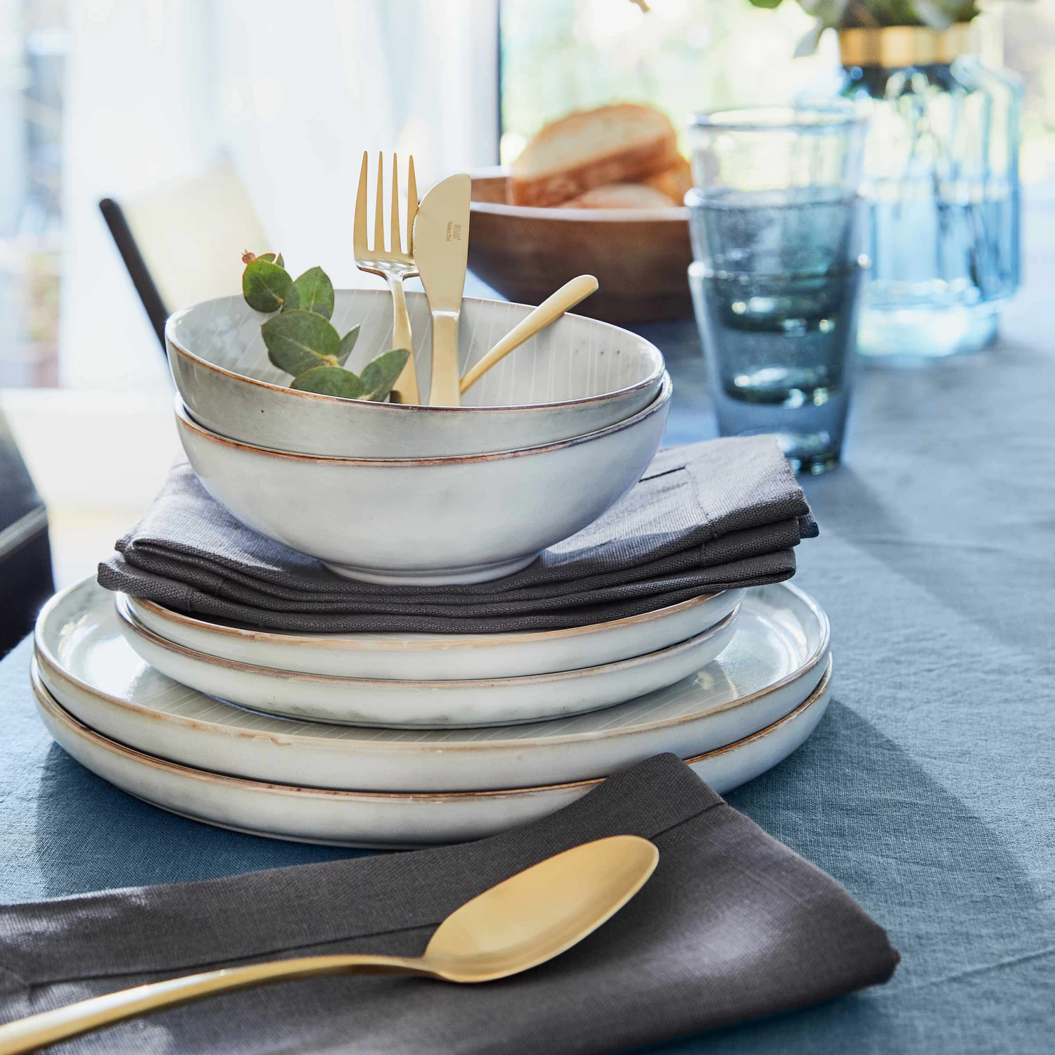 Geschirr-Set 12-tlg. HENLEY In Grau 14 Geschirr-Set 12-tlg. HENLEY In Grau – Bild 12