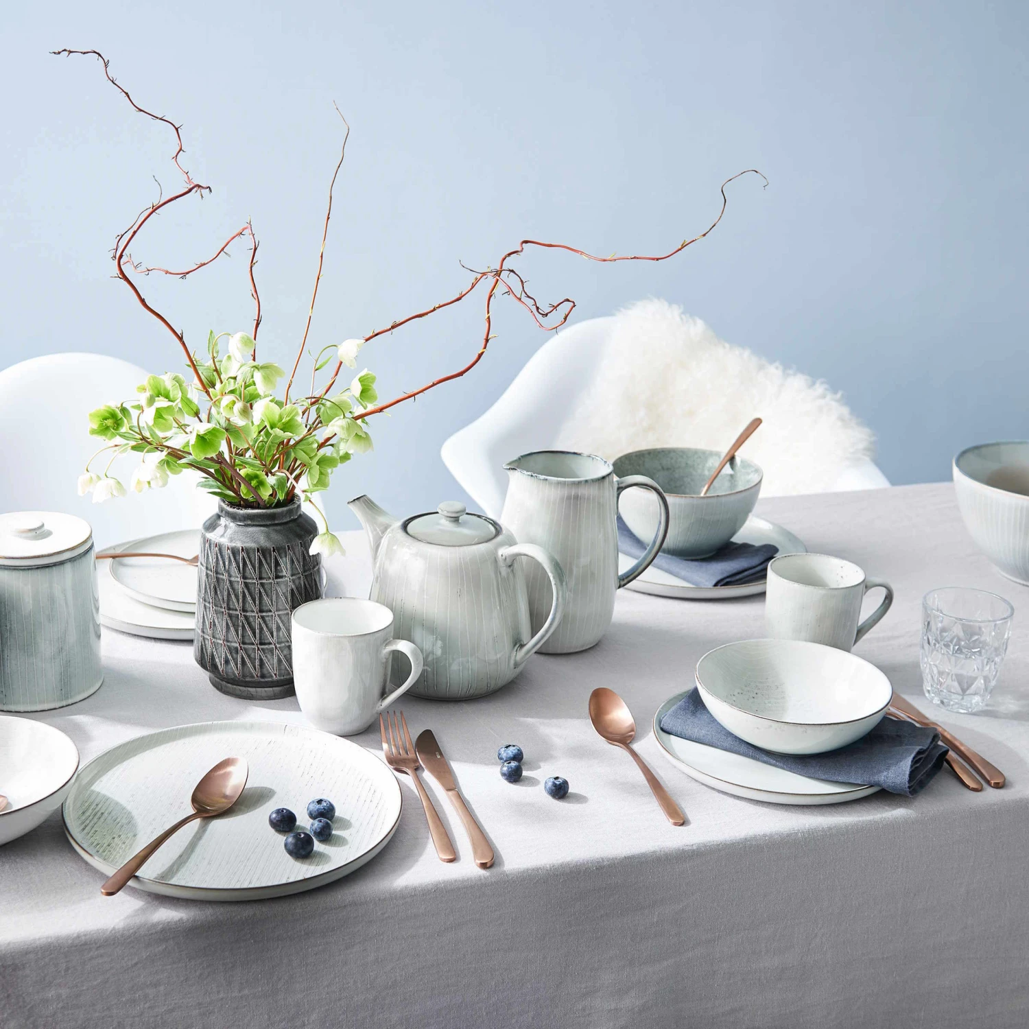 Geschirr-Set 12-tlg. HENLEY In Grau 16 Geschirr-Set 12-tlg. HENLEY In Grau – Bild 14