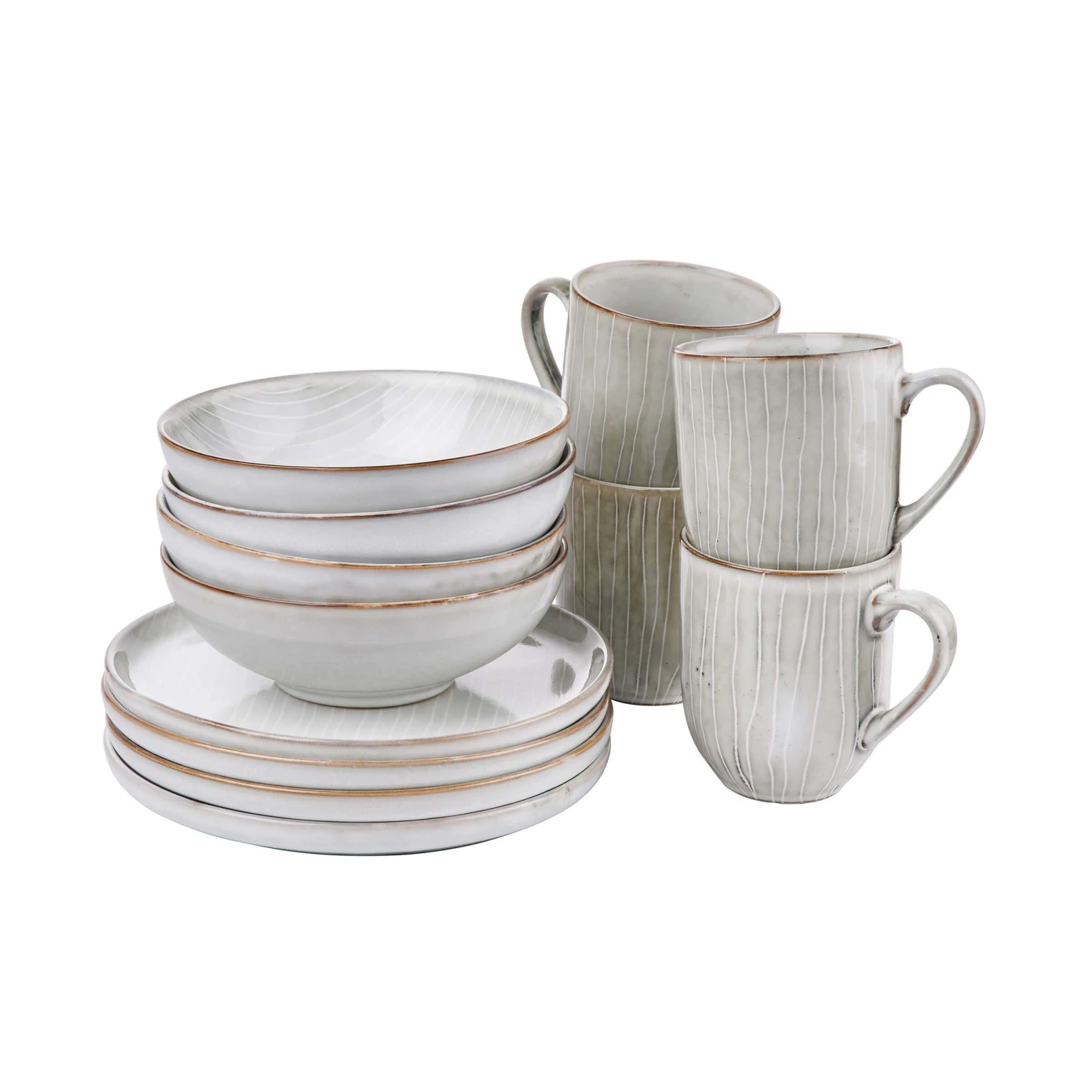 Geschirr-Set 12-tlg. HENLEY In Grau 3 Geschirr-Set 12-tlg. HENLEY In Grau