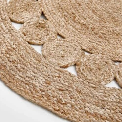 Hanf-Teppich Mit Lochmuster Ø110cm ALL NATURE In Natur 12 Hanf-Teppich Mit Lochmuster Ø110cm ALL NATURE In Natur -Butlers butlers hanf teppich mit lochmuster o110cm all nature in natur 3