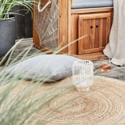 Hanf-Teppich Ø110cm ALL NATURE In Natur 16 Hanf-Teppich Ø110cm ALL NATURE In Natur -Butlers butlers hanf teppich o110cm all nature in natur 5