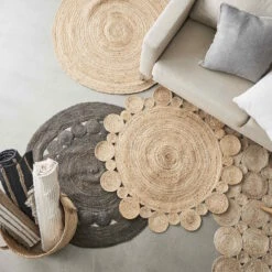 Hanf-Teppich Ø110cm ALL NATURE In Natur 18 Hanf-Teppich Ø110cm ALL NATURE In Natur -Butlers butlers hanf teppich o110cm all nature in natur 7