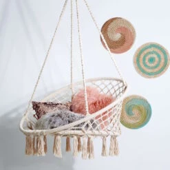 Hängesessel Mit Fransen Ø100cm PARADISE NOW In Creme -Butlers butlers hangesessel mit fransen o100cm paradise now in creme 9