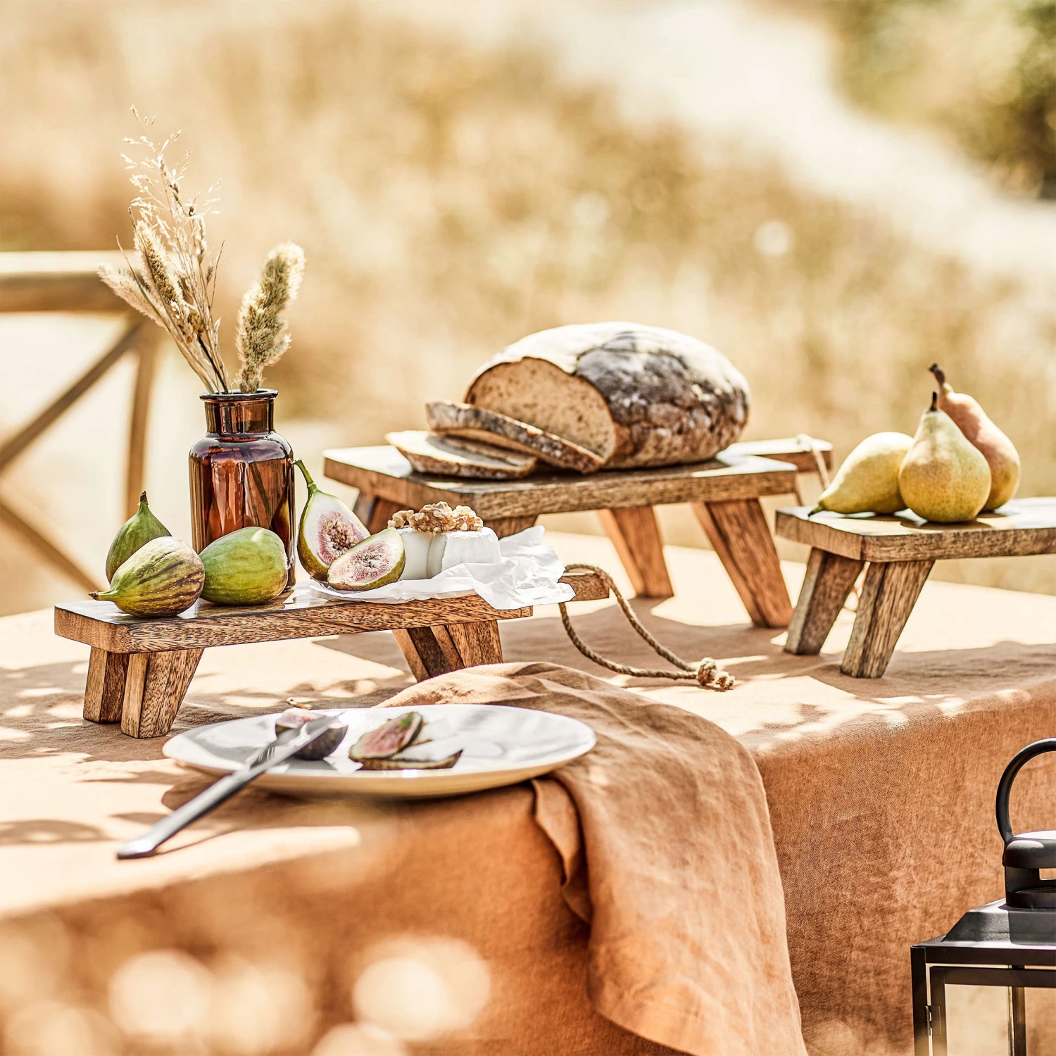 Holzpodest L 36 X B 17cm ON STAGE In Braun 4 Holzpodest L 36 X B 17cm ON STAGE In Braun – Bild 2