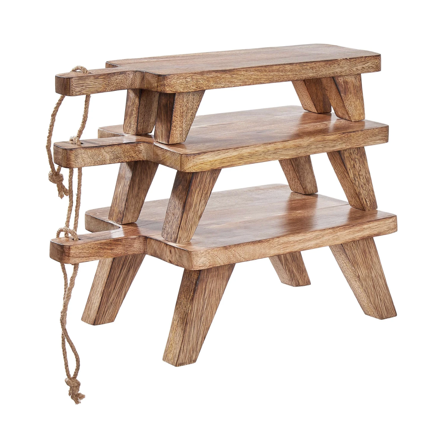 Holzpodest L 36 X B 17cm ON STAGE In Braun 9 Holzpodest L 36 X B 17cm ON STAGE In Braun – Bild 7