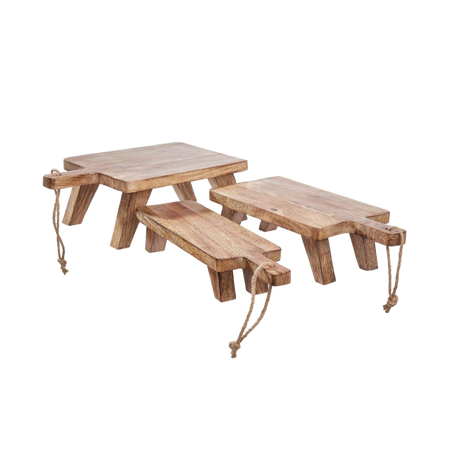 Holzpodest L 36 X B 17cm ON STAGE In Braun 10 Holzpodest L 36 X B 17cm ON STAGE In Braun – Bild 8