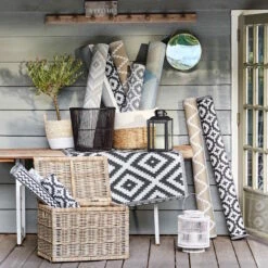 In- & Outdoor-Läufer Mosaik L 140 X B 70cm COLOUR CLASH In Grau -Butlers butlers in and outdoor laufer mosaik l 140 x b 70cm colour clash in grau 6