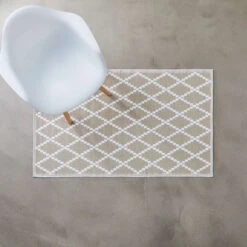 In- & Outdoor-Teppich Rauten L 150 X B 90cm COLOUR CLASH In Natur -Butlers butlers in and outdoor teppich rauten l 150 x b 90cm colour clash in natur 2