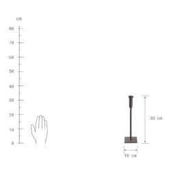 Kerzenhalter Höhe 35cm RUST In Braun 8 Kerzenhalter Höhe 35cm RUST In Braun -Butlers butlers kerzenhalter hohe 35cm rust in braun 2