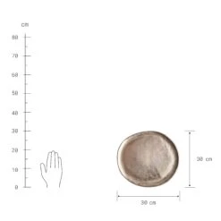 Kerzenteller Organisch Ø30cm BANQUET In Gold 7 Kerzenteller Organisch Ø30cm BANQUET In Gold -Butlers butlers kerzenteller organisch o30cm banquet in gold 2