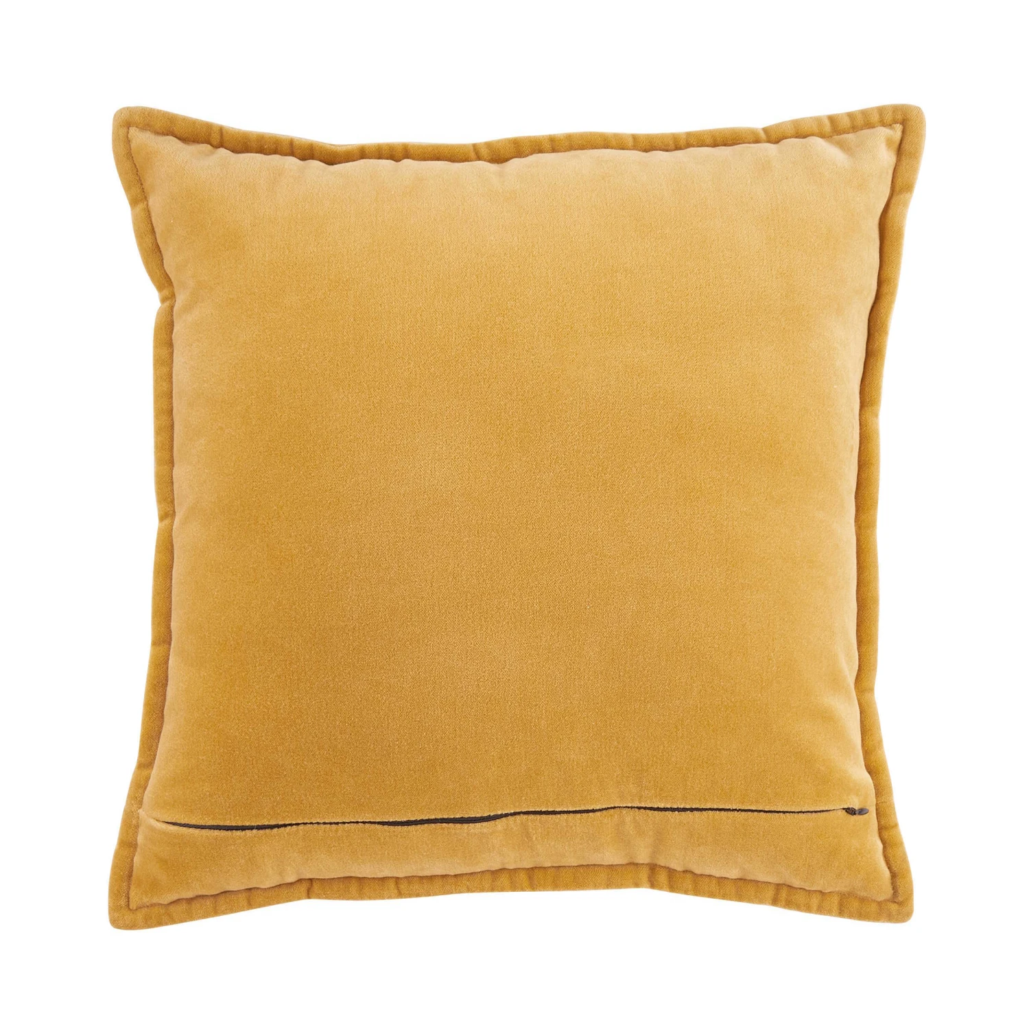 Kissen L 45 X B 45cm COTTON VELVET In Gelb 4 Kissen L 45 X B 45cm COTTON VELVET In Gelb – Bild 2