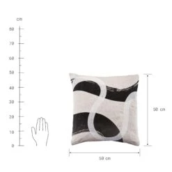 Kissen L 50 X B 50cm JAPANDI In Natur -Butlers butlers kissen l 50 x b 50cm japandi in natur 2