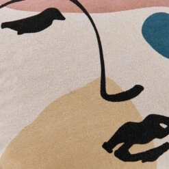 Kissen Line Art L 50 X B 50cm MOOD INDIGO In Bunt -Butlers butlers kissen line art l 50 x b 50cm mood indigo in bunt 4