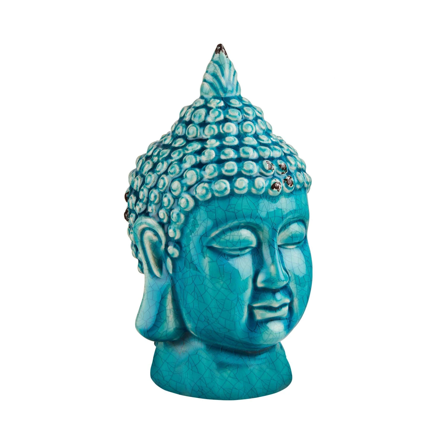 Kopf Höhe 23cm BUDDHA In Türkis 6 Kopf Höhe 23cm BUDDHA In Türkis – Bild 4