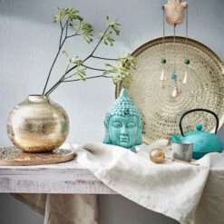 Kopf Höhe 23cm BUDDHA In Türkis 15 Kopf Höhe 23cm BUDDHA In Türkis -Butlers butlers kopf hohe 23cm buddha in turkis 6