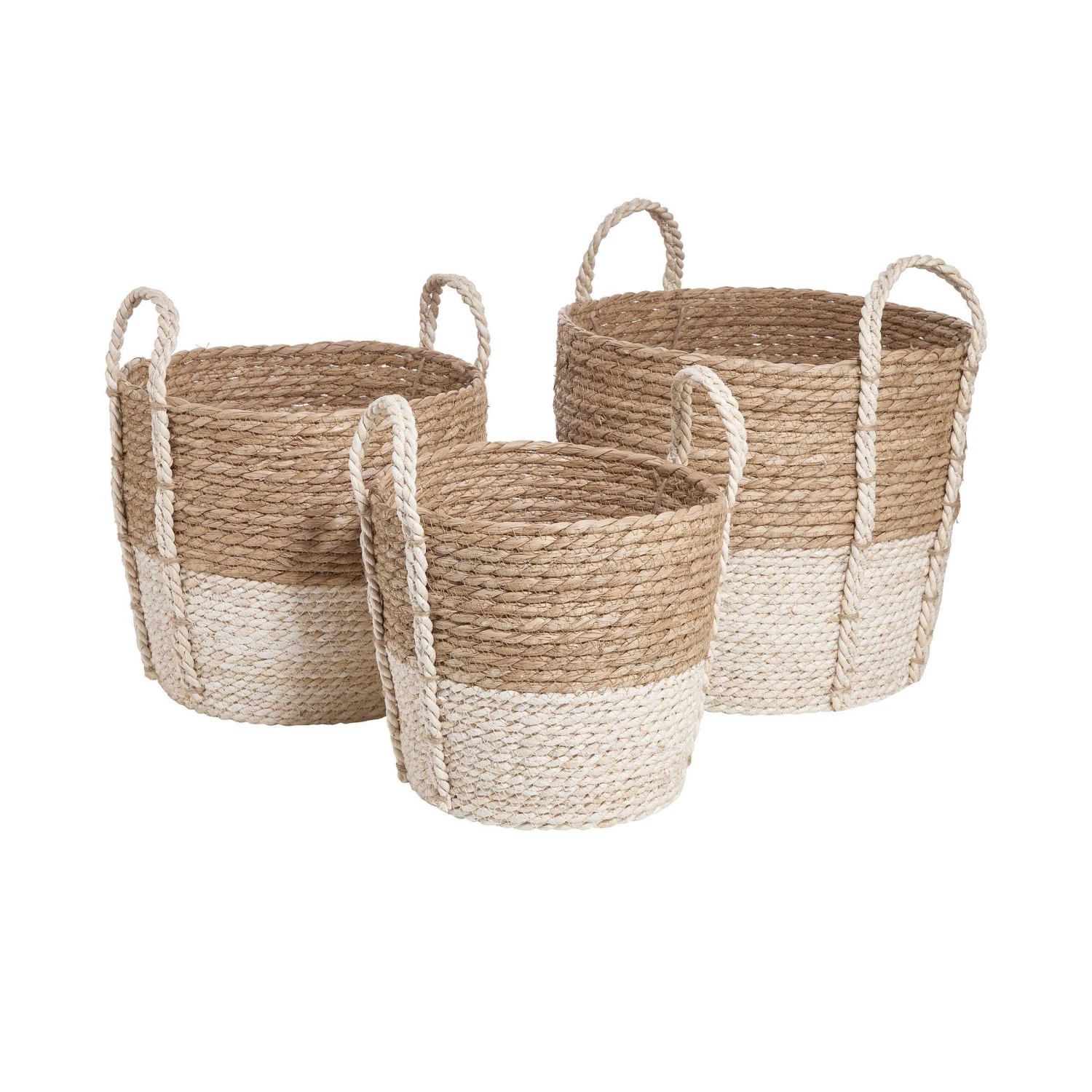 Korb Ø24cm BASIC BRAID In Natur 6 Korb Ø24cm BASIC BRAID In Natur – Bild 4