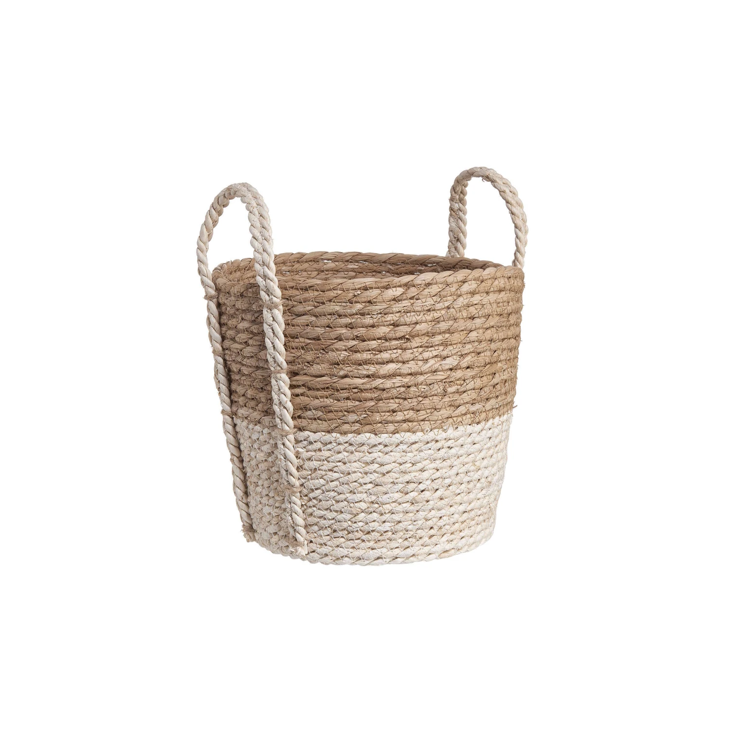 Korb Ø24cm BASIC BRAID In Natur 3 Korb Ø24cm BASIC BRAID In Natur