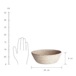 Korb Rund Ø24cm RONDA In Natur -Butlers butlers korb rund o24cm ronda in natur 2