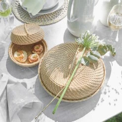 Korbschale Rattan Ø33cm RONDA In Natur -Butlers butlers korbschale rattan o33cm ronda in natur 5