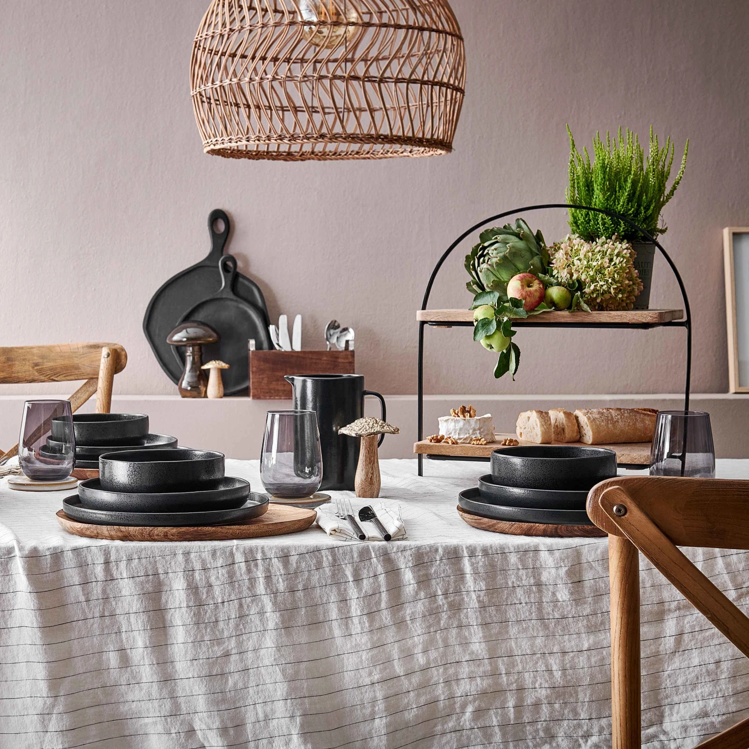 Lampenschirm Ø49cm CORBELLE In Natur 12 Lampenschirm Ø49cm CORBELLE In Natur – Bild 10