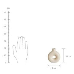 Mini Vase Höhe 10cm LOOPY In Beige -Butlers butlers mini vase hohe 10cm loopy in beige 3