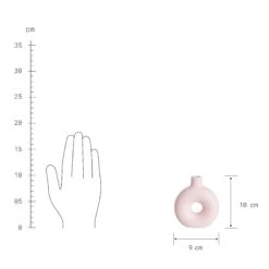Mini Vase Höhe 10cm LOOPY In Hellrosa -Butlers butlers mini vase hohe 10cm loopy in hellrosa 3