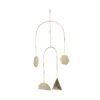 Mobile 4 Ornamente Länge 48cm PEACEFUL HOME In Gold -Butlers butlers mobile 4 ornamente lange 48cm peaceful home in gold