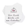 Papierserviette Für Euch Koche Ich Am Liebsten! 20 Stück APRÈS In Weiß-Schwarz -Butlers butlers papierserviette fur euch koche ich am liebsten 20 stuck apres in weiss schwarz