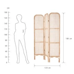 Paravent Aus Rattan L 120 X H 180cm BOHO LOUNGE In Natur 16 Paravent Aus Rattan L 120 X H 180cm BOHO LOUNGE In Natur -Butlers butlers paravent aus rattan l 120 x h 180cm boho lounge in natur 2