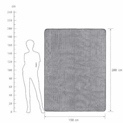 Picknickdecke L 150 X B 200cm WANDERLUST In Schwarz-Weiß 11 Picknickdecke L 150 X B 200cm WANDERLUST In Schwarz-Weiß -Butlers butlers picknickdecke l 150 x b 200cm wanderlust in schwarz weiss 3