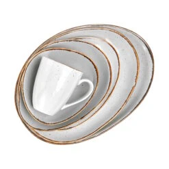 Platzteller L 31 X B 23cm FINCA In Grau 12 Platzteller L 31 X B 23cm FINCA In Grau -Butlers butlers platzteller l 31 x b 23cm finca in grau 3