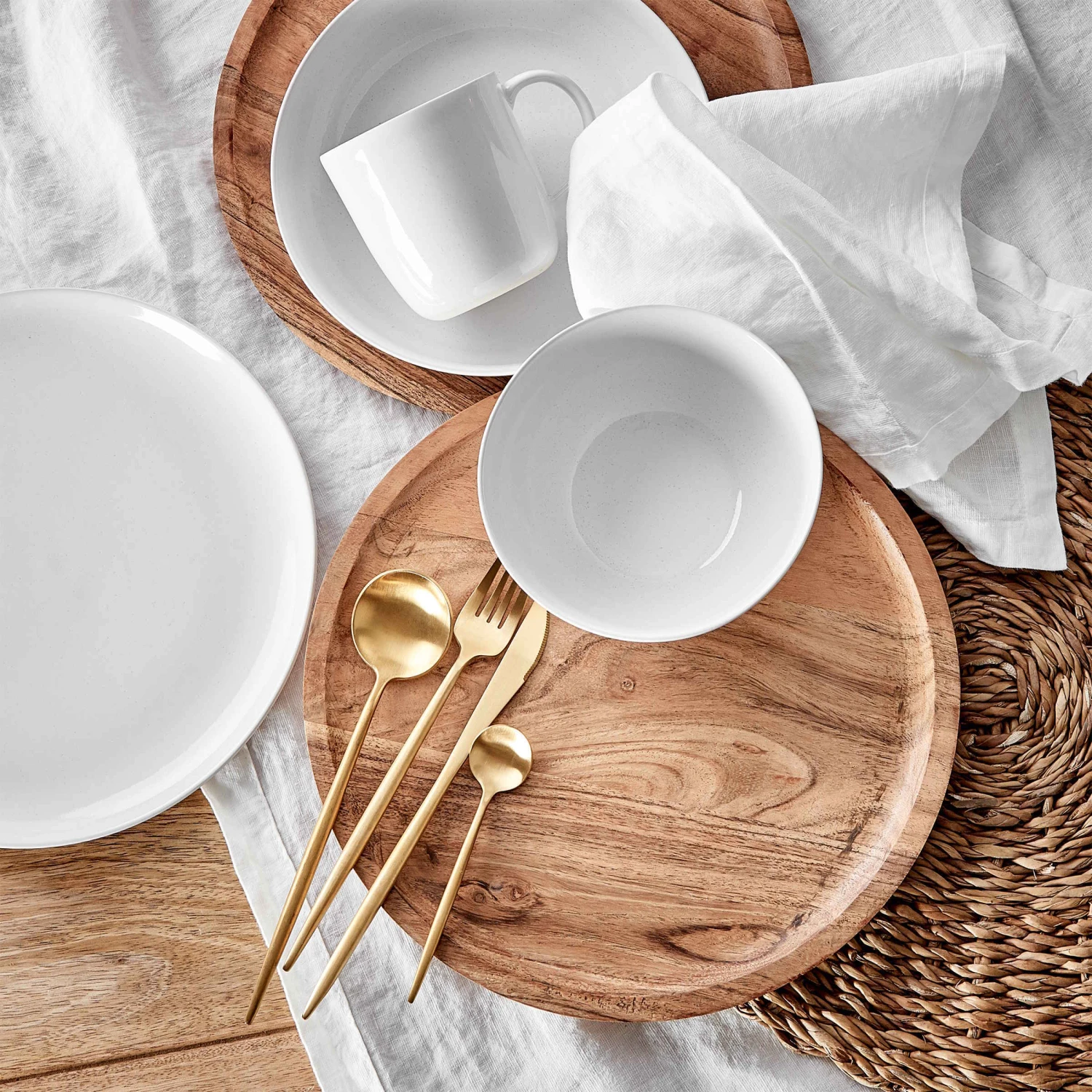 Platzteller Ø30cm ACACIA In Braun 4 Platzteller Ø30cm ACACIA In Braun – Bild 2