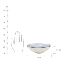 Servierschale 420ml DIM SUM In Blau-Weiß -Butlers butlers servierschale 420ml dim sum in blau weiss 3