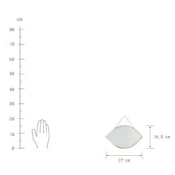 Spiegel Augenform L 27 X B 17cm CARAT In Gold 9 Spiegel Augenform L 27 X B 17cm CARAT In Gold -Butlers butlers spiegel augenform l 27 x b 17cm carat in gold 2