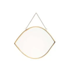 Spiegel Augenform L 27 X B 17cm CARAT In Gold